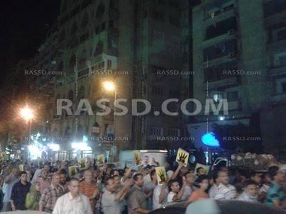 مسيرة حاشدة لرفض الانقلاب بالعصافرة