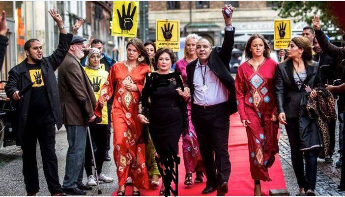 هتافات مناهضي الإرهاب لعنة تطارد المشاهير