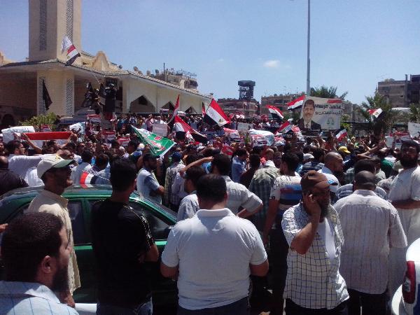 مرور مدرعات بمحيط مسجد ببورسعيد قبل تنظيم وقفه أمامه