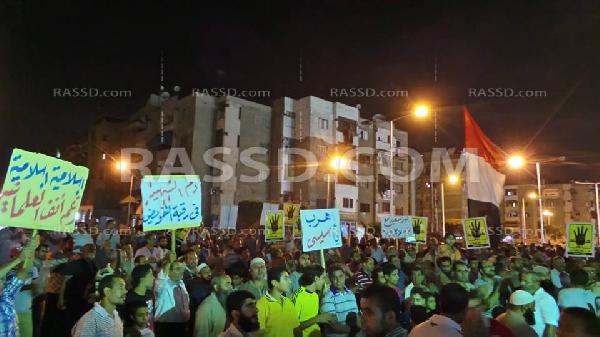 مسيرات حاشدة ببورسعيد لرفض الانقلاب