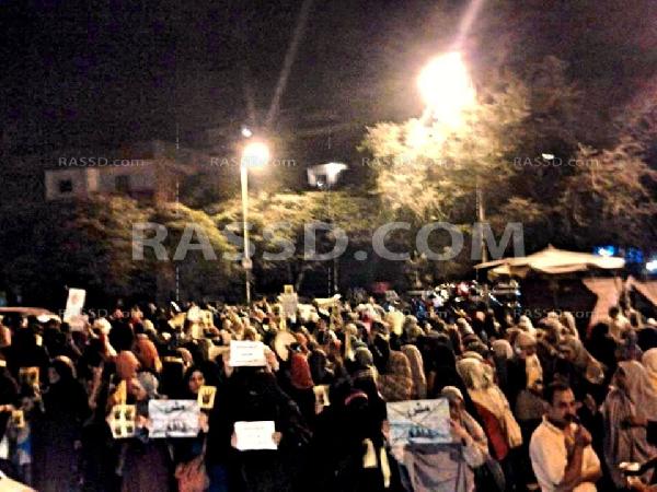 مسيرة حاشدة لرفض الانقلاب بعرب المعادي