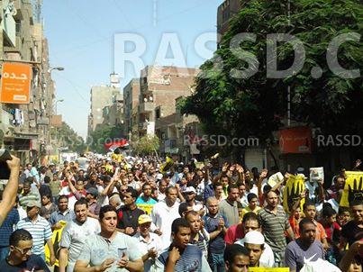حدائق حلوان تحتشد في مليونية الشعب يحمي ثورته