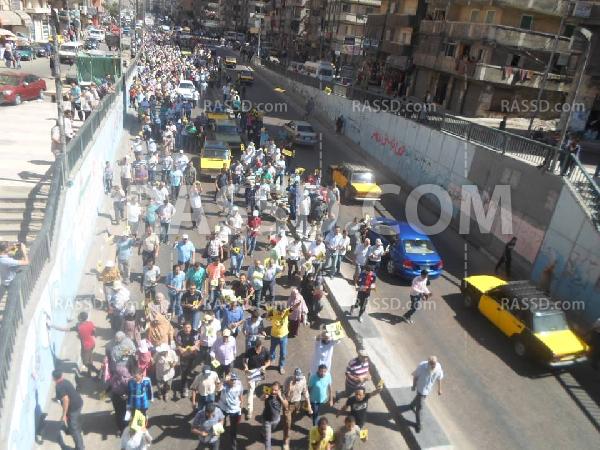 مسيرة رافضي الانقلاب بالعصافرة تتجه لسيدي بشر