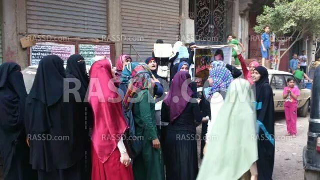 وقفة لـ”نساء ضد الانقلاب” بشبرا الخيمة