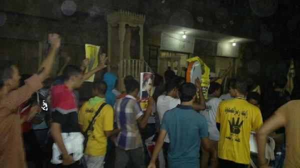 تظاهرة لـ3 حركات شبابية تنديدًا بأزمة الكهرباء