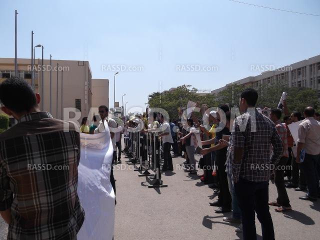 مسيرة لـ «طلاب ضد الانقلاب» داخل جامعة الزقازيق