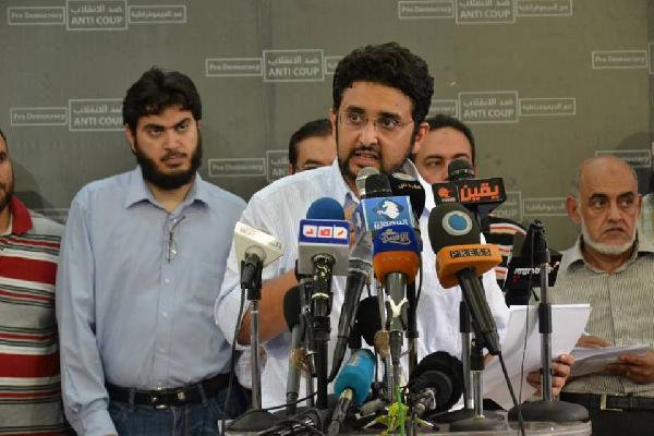 الحداد: لا تراجع عن عودة مرسي رئيساً.. ولن نعترف بـ«الخونة»