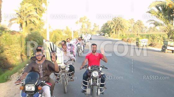 صور | مسيرة بالدراجات البخارية في “بني سويف”