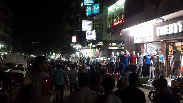 أهالي الهرم في الجيزة يتظاهرون ضد العسكر