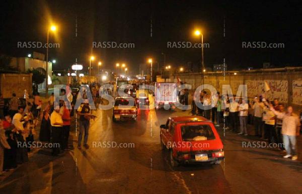 سلاسل بشرية بالاسكندرية لرفض الانقلاب