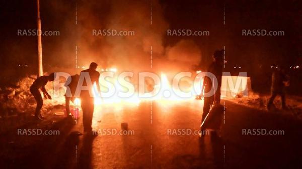 مجهولون يقطعون عدة طرق بالدقهلية تصل بين الغربية وكفر الشيخ