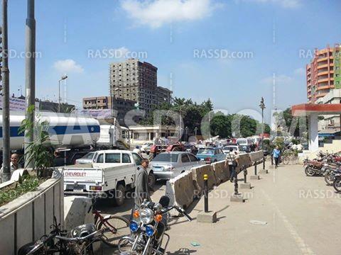 شلل مروري بشوارع الزقازيق وسط استياء من المواطنين