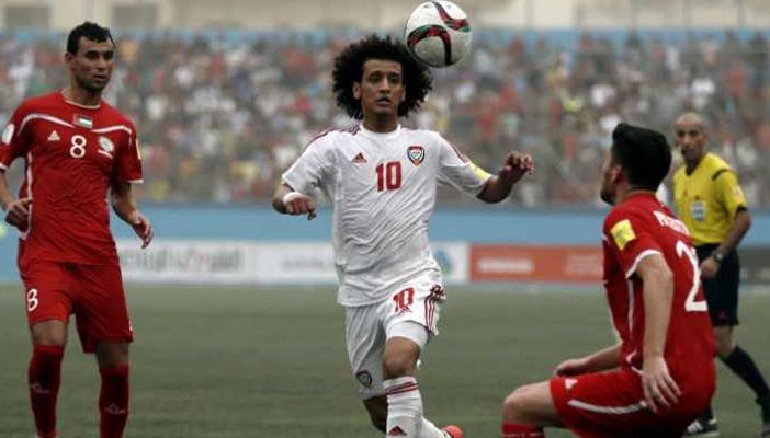 فلسطين تتعادل مع الإمارات في أول مبارة رسمية على أرض القدس