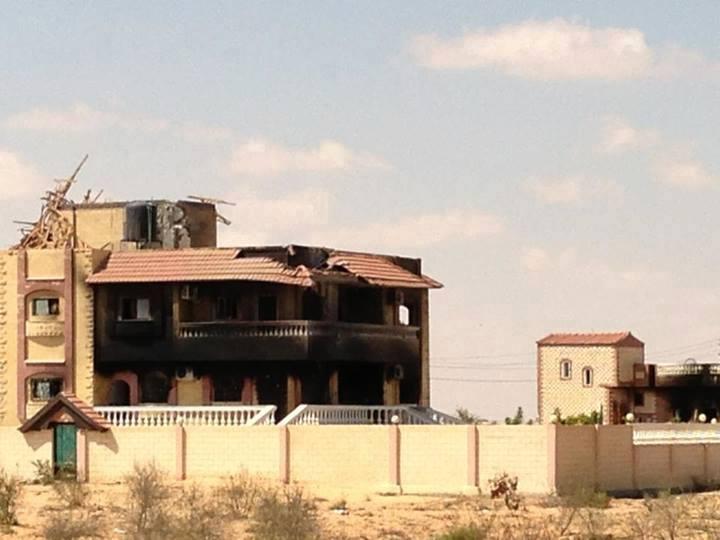 صحفي بالشروق يؤكد حرق بيوت وسيارات أبرياء بسيناء