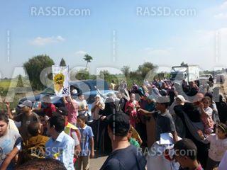 سلاسل بشرية بنبروه بالدقهلية في أسبوع “مصر كبيرة عليهم”