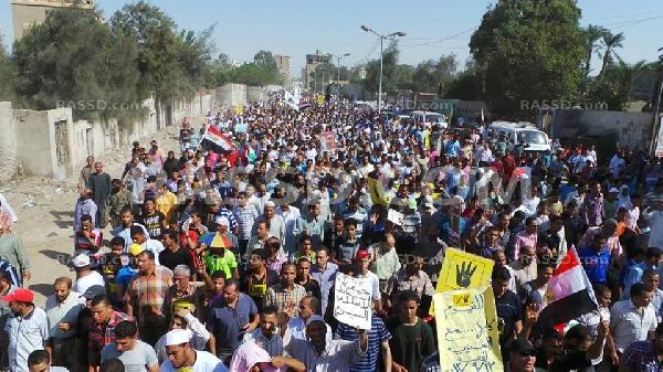 مائتي ألف بالفيوم ينتفضون بمليونية”الوفاء لدماء الشهداء”