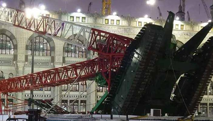 فيديو جديد يكشف اللحظات الأخيرة في حياة ضحايا حادث الحرم المكي