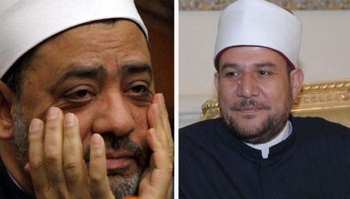 الخلاف مع الطيب وعدم تنفيذ أوامر السيسي يهددان برحيل جمعة عن الأوقاف