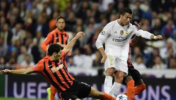رونالدو يقود ريال مدريد للفوز على شاختار برباعية