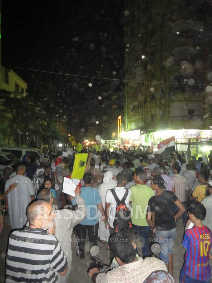 مسيرة حاشد بالمعادي ضد الانقلاب