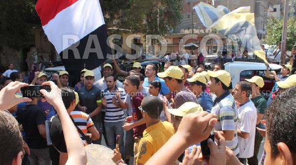 وقفة احتجاجية لأولتراس رابعاوي بكفر الزيات