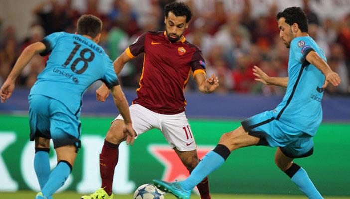 جارسيا يشيد بأداء محمد صلاح أمام برشلونة