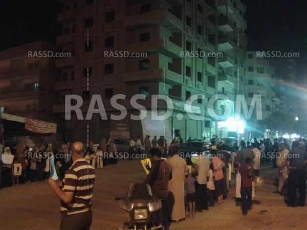 وقفة ومسيرة بالعجل لرافضي الانقلاب بحدائق حلوان