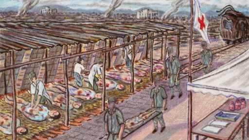 معرض فني لأعمال الناجين من قنبلة “هروشيما”