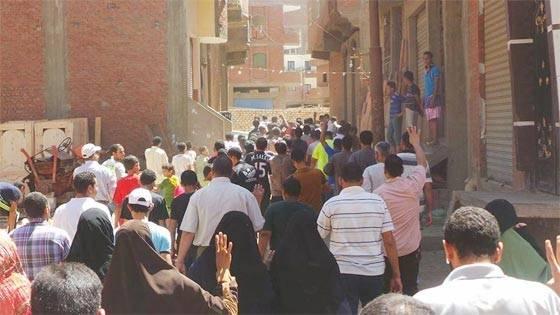 مسيرة بـ”أبو زعبل” بالقليوبية تنديدا بغلاء الأسعار