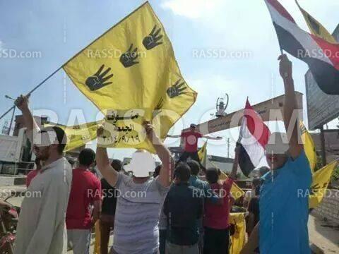 مسيرتان بالسادات ومنوف تنددان بالانقلاب العسكري