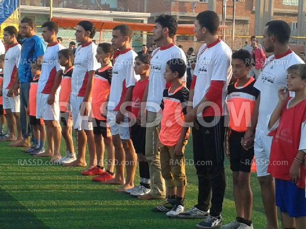 فريق رياضي بالدقهلية يرتدي قمصانًا “تعاطفًا مع غزة”