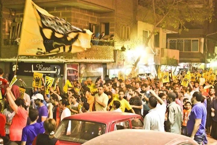 مسيرة إمبابة: هو النور قاطع ليه .مرسي راجع وألا إيه