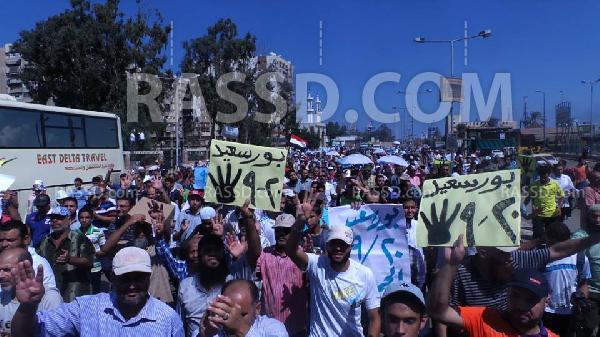 مسيرة لرافضي الانقلاب ببورسعيد في جمعة الشباب عماد الثورة