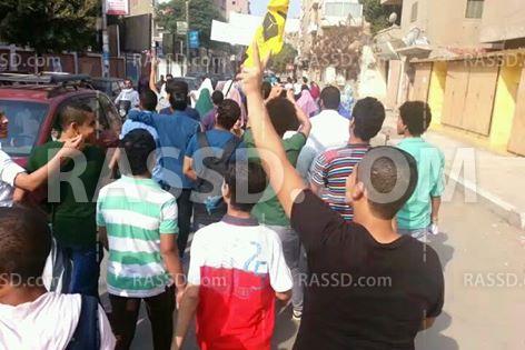 مسيرة صباحية لطلاب بني سويف في بداية العام الدراسي