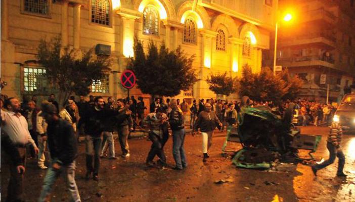 غلق طريق عبدالناصر بالإسكندرية للاشتباه بوجود قنبلة قرب كنيسة القديسين