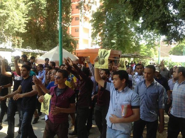 جامعة سوهاج تنتفض ضد الضبطية القضائية