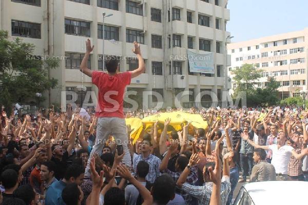 “طلاب ضد الإنقلاب” بالمنصورة يقيمون فعاليات تنديدا بالانقلاب