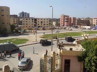 5سيارات بوكس ومدرعة في طريقهم لتظاهرات طلبة “الفيوم”