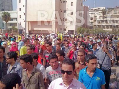 بث مباشر..لمسيرة طلاب ضد الانقلاب بالمنصورة