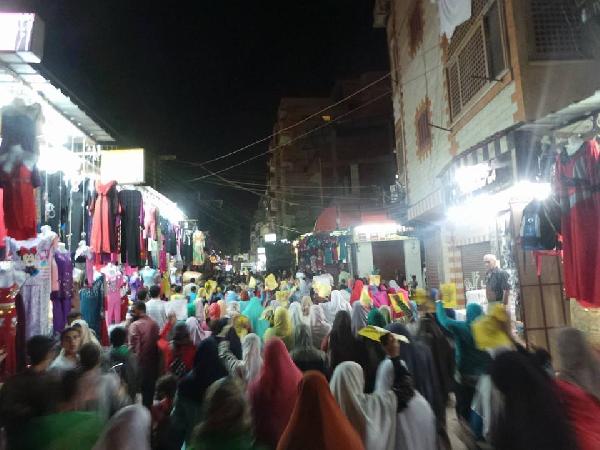 مسيرة بـ “البحيرة” تنديدًا بانقطاع الكهرباء