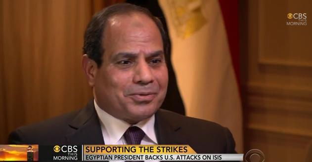 فيديو|السيسي يتعهد بالمساهمة بضرب &#8220;داعش&#8221;