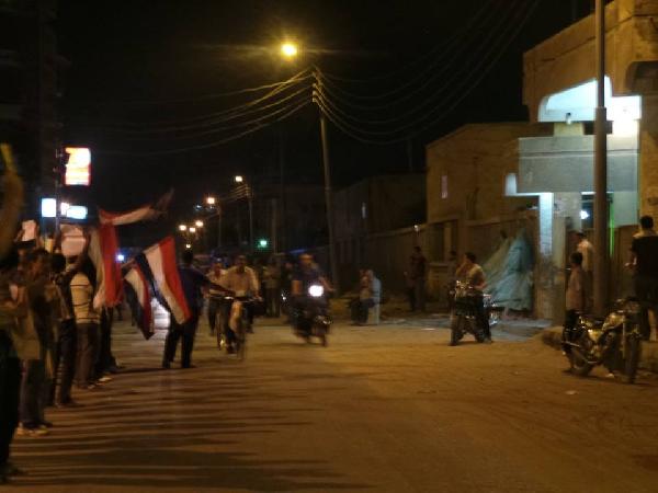 مسيرة بالدراجات النارية بأبو كبيررفضا للانقلاب