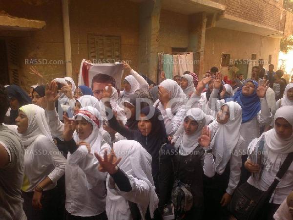 طلاب ضد الانقلاب بحلوان ينتفضون ضد حكم العسكر