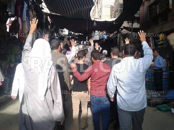 مسيرة منددة بممارسات داخلية الانقلاب بـ “المنيا”