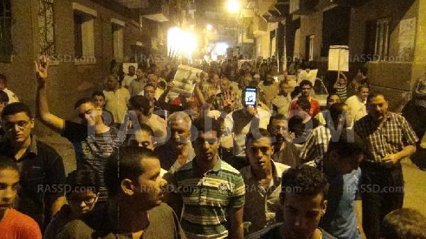 مسيرة حاشدة لرافضي الانقلاب ببني سويف