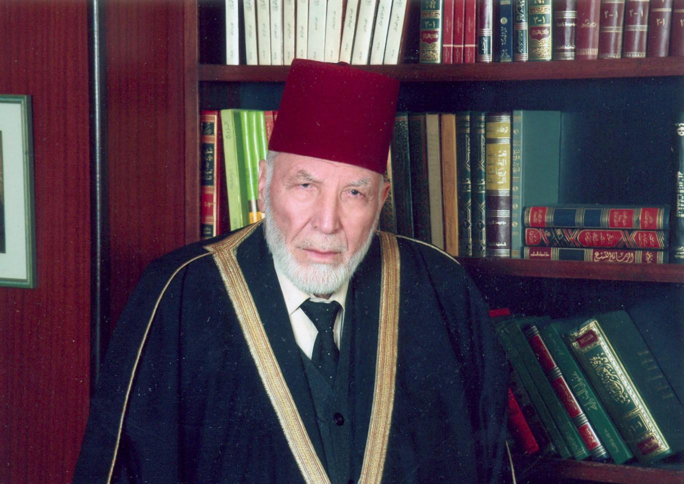 تشييع جثمان الشيخ محمد الشريف مقرئ المسجد الأقصي اليوم بعمّان