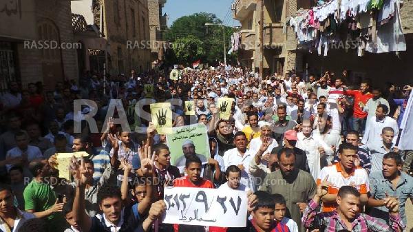 تظاهرات حاشدة في المنيا لرفض الانقلاب