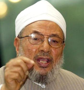 القرضاوي يحذر السودان من أرتكاب جرائم مثل السيسي وبشار