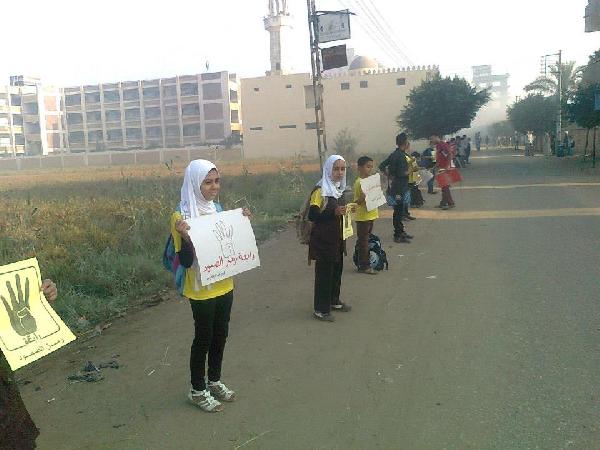 سلسلة طلابية بالمنصورية بالجيزة فى أسبوع “العدالة”