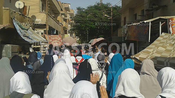 فعاليات طلابية ببني سويف تنديدا بالانقلاب